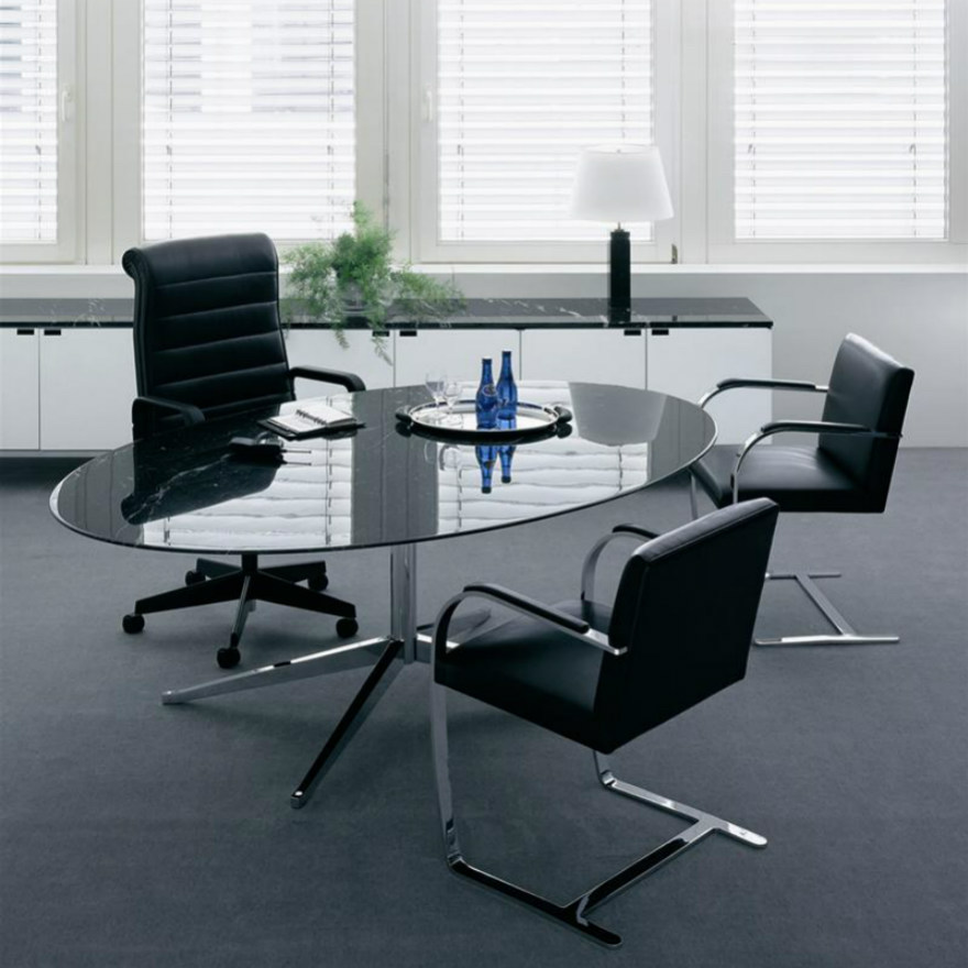 Florence Knoll™ Table Desk, Oval - Knoll - Image 4
