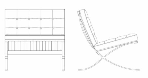 Barcelona® Chair, Leather - Knoll - Image 6