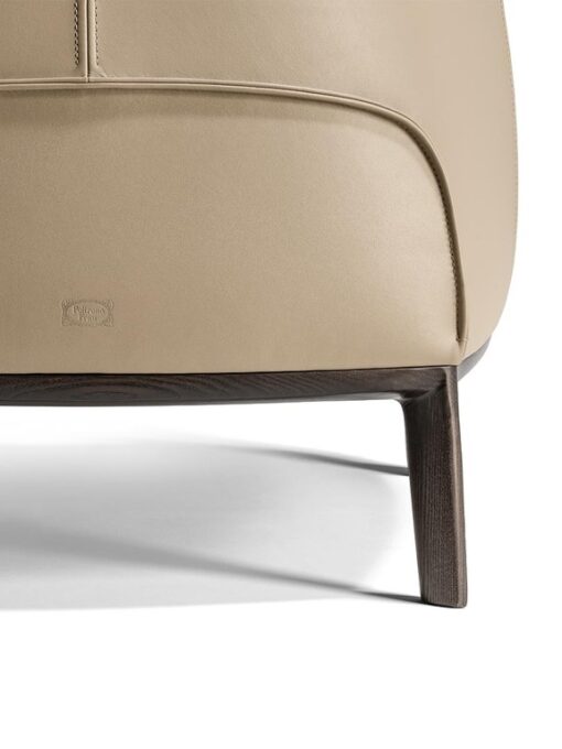 Archibald Armchair With Wood Base - Poltrona Frau - Image 6
