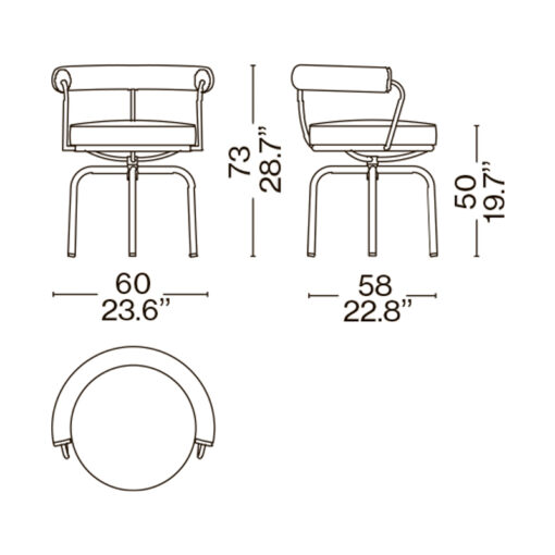 7 Fauteuil Tournant Outdoor - Cassina - Image 12