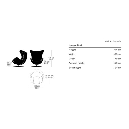 Egg™ Lounge Chair - Fritz Hansen - Image 8