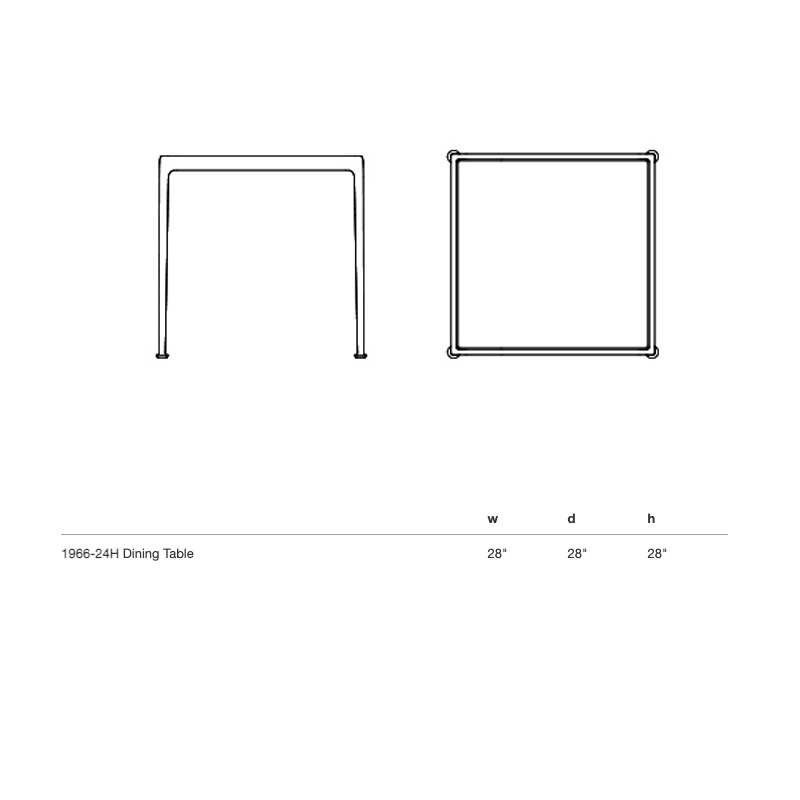 1966 Dining Table - Knoll - Image 6