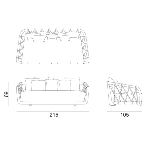 Sunset Basket Sofa - Exteta - Image 9