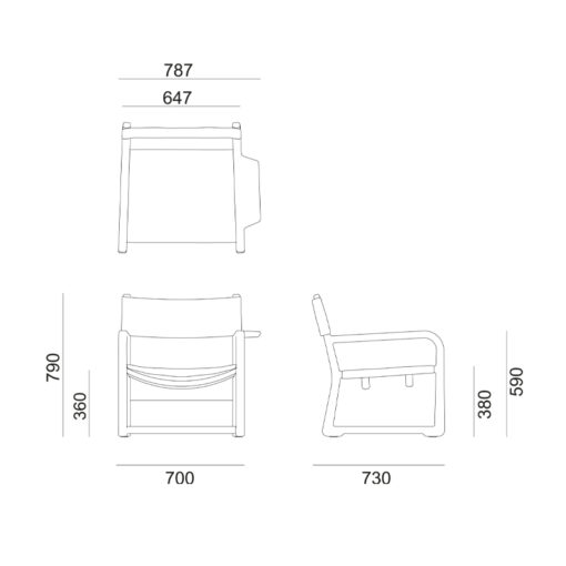 LPIDC02 Armchair- Exteta - Image 13