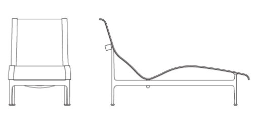 1966 Contour Chaise - Knoll - Image 5