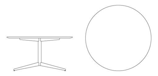 Florence Knoll™ Table Desk, Oval - Knoll - Image 6