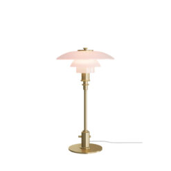 Alternative view of PH 2/1 Pale Rose Brass Table Lamp - Louis Poulsen