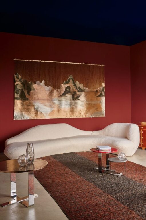 Sofa Shaggy Shipskin Half Moon - Nilufar - Image 2