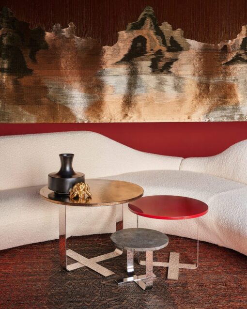 Sofa Shaggy Shipskin Half Moon - Nilufar - Image 3