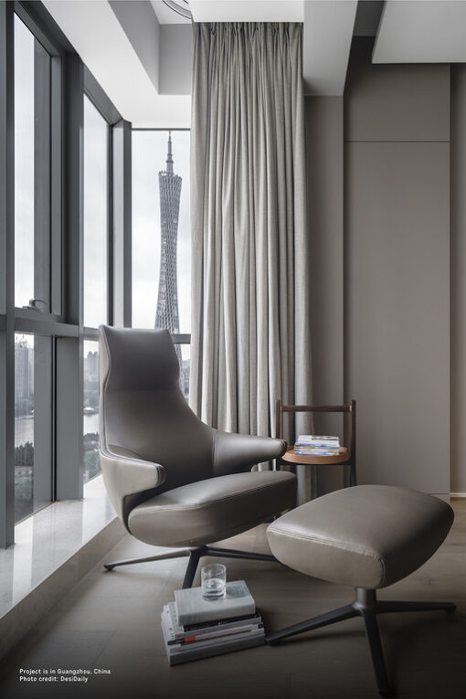 Jay Lounge Armchair - Poltrona Frau - Image 10