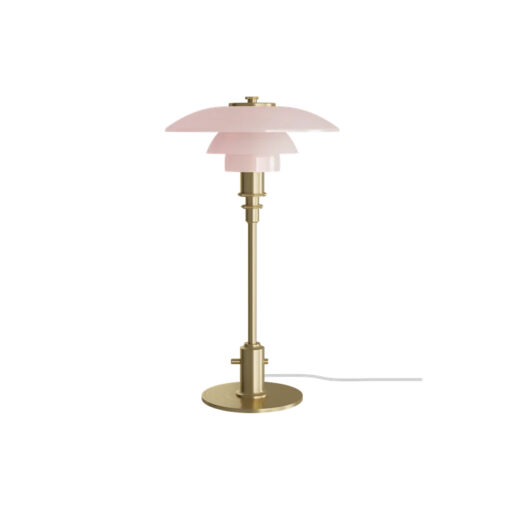 PH 2/1 Pale Rose Brass Table Lamp - Louis Poulsen