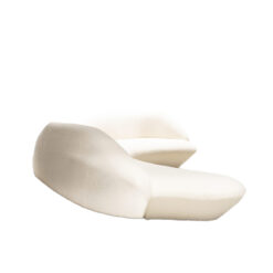 Sofa Shaggy Shipskin Half Moon - Nilufar
