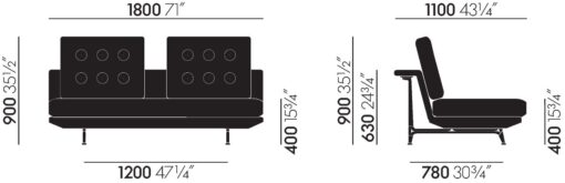 Grand Sofà 2½-Seater - Vitra - Image 3