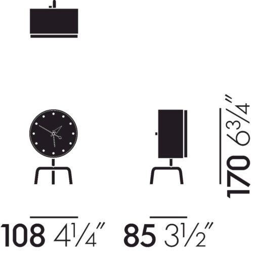Desk Clocks - Tripod Clock - Vitra - Image 6