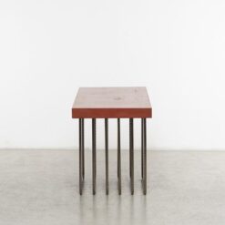 Alternative view of Dining table I Campi mod. A red - Nilufar