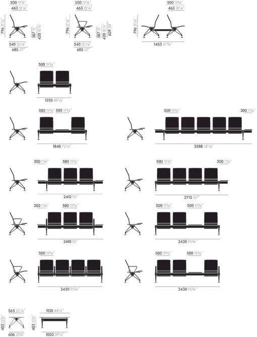 Airline Bench - Vitra - Image 6