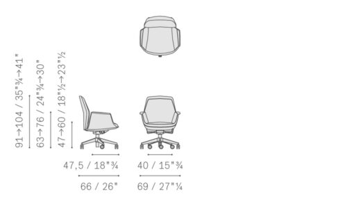 Downtown Office Chair - Poltrona Frau - Image 26