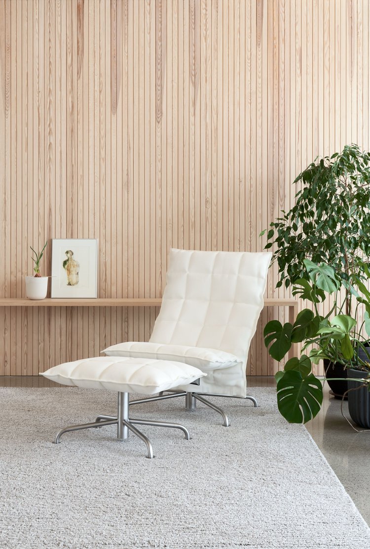 K Ottoman With Star Base - Woodnotes - Image 3