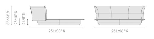 Lullaby Due Bed + Bed linen - Poltrona Frau - Image 11