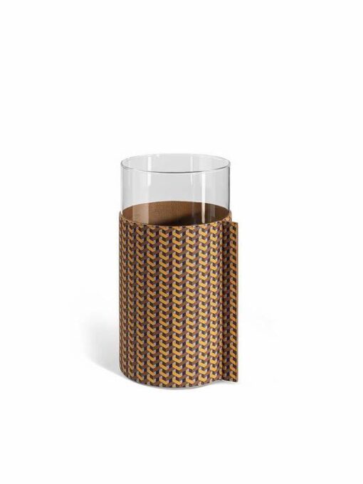 Leather Pot Vase - Poltrona Frau - Image 6