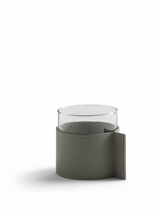 Leather Pot Vase - Poltrona Frau - Image 10
