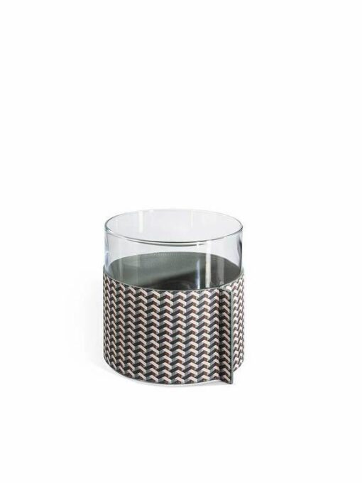 Leather Pot Vase - Poltrona Frau - Image 3