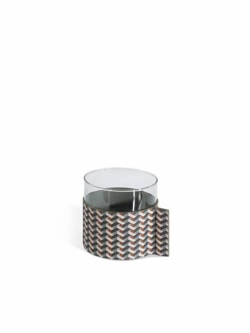 Leather Pot Vase - Poltrona Frau - Image 4