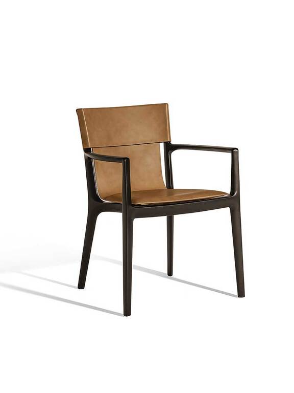 Isadora Chair With Arms - Poltrona Frau - Image 2