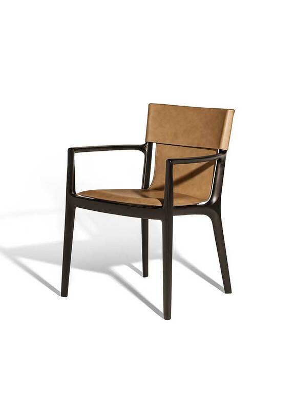 Isadora Chair With Arms - Poltrona Frau - Image 3