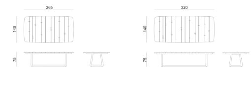 LPIDC14 Wooden Dining Table - Exteta - Image 7