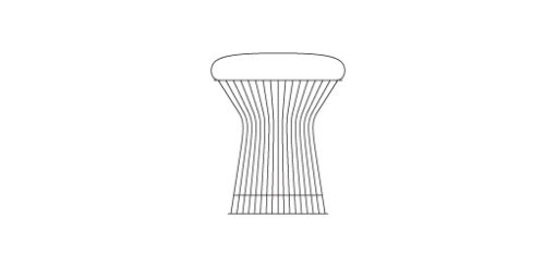 Platner Stool - Knoll - Image 8