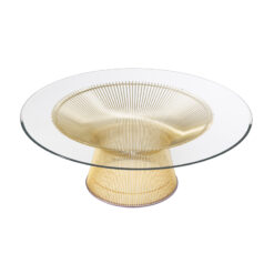 Platner Low Tables Gold - Knoll