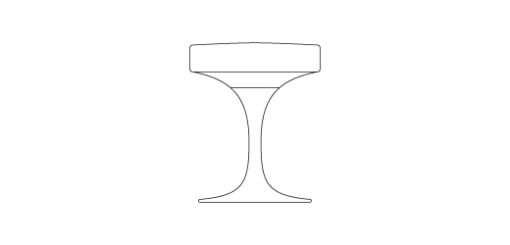 Saarinen Tulip Stool - Knoll - Image 5