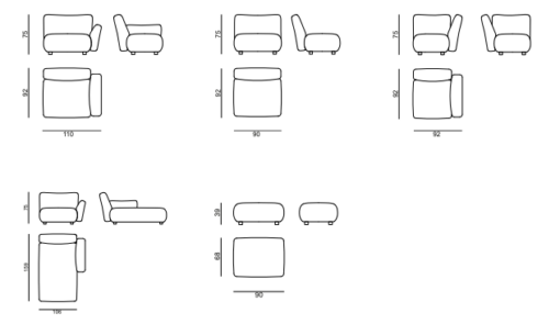 LPIDC11 Modular Sofa - Exteta - Image 17