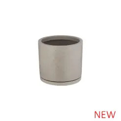 Plant Pot with Saucer - Hay