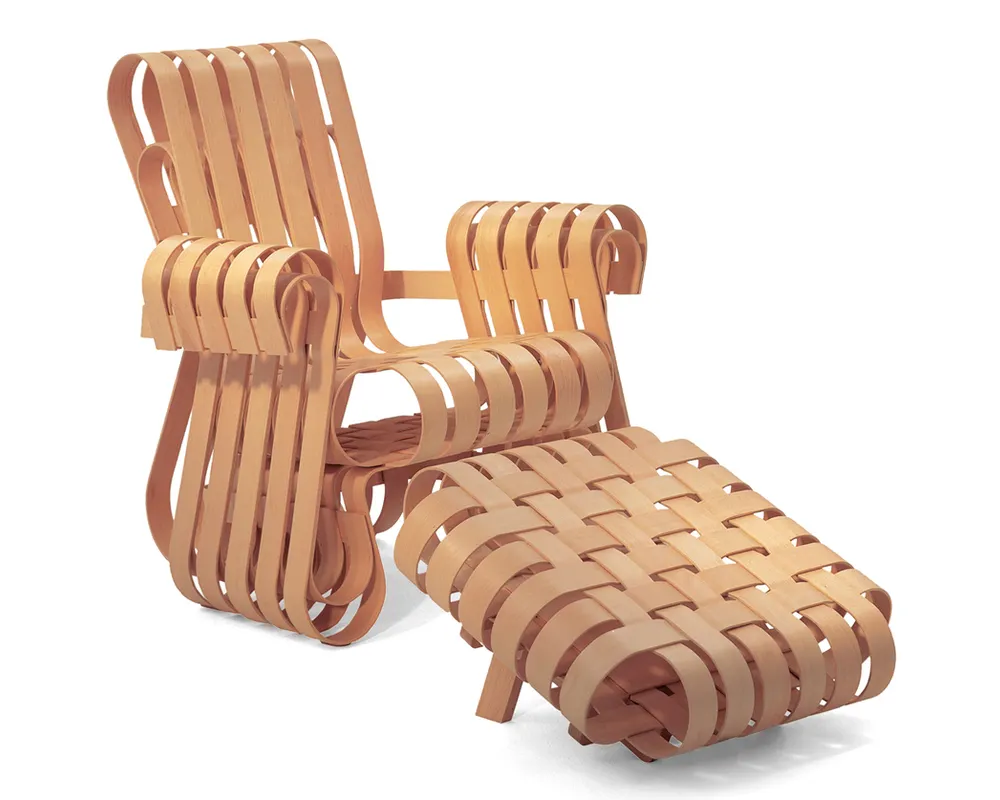 Off Side Ottoman - Knoll - Image 2